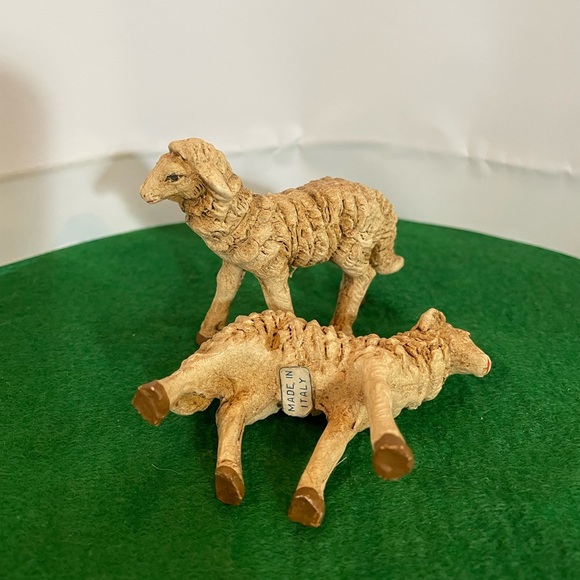 Fontanini Nativity Vintage Chalkware Plaster Paper Mache Creche - Picture 8 of 10